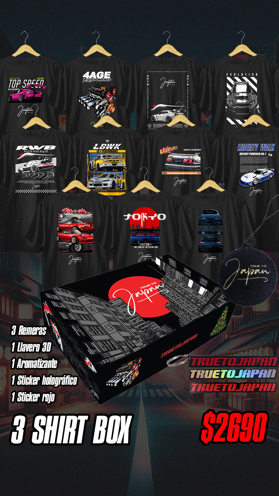 3 SHIRT BOX