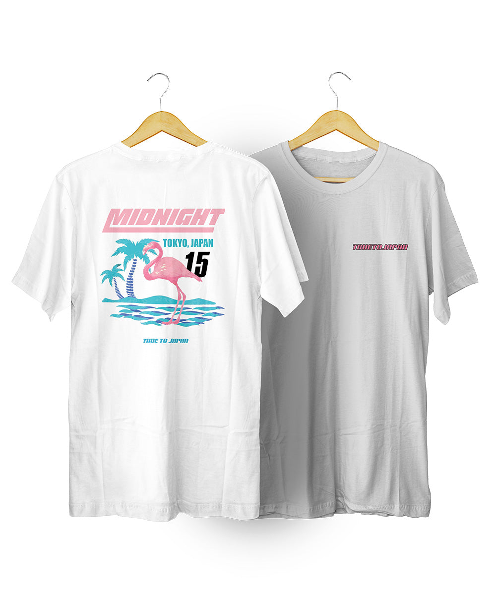 Remera Midnight Flamingo