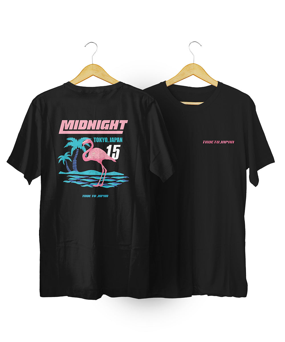 Remera Midnight Flamingo